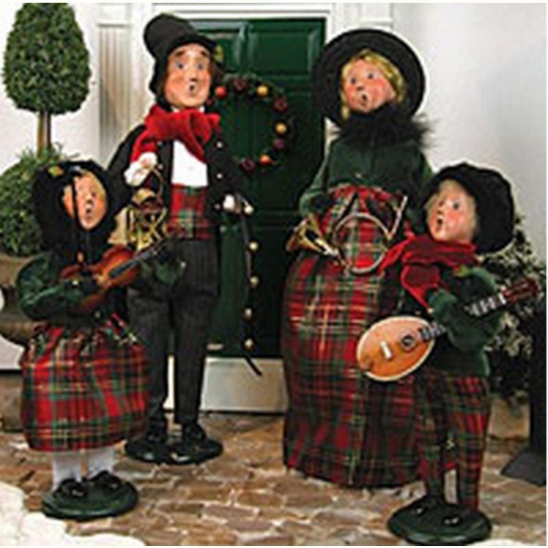 Byers Choice 13" Festive Seasons Family Man with Instruments Christmas Caroler Figure