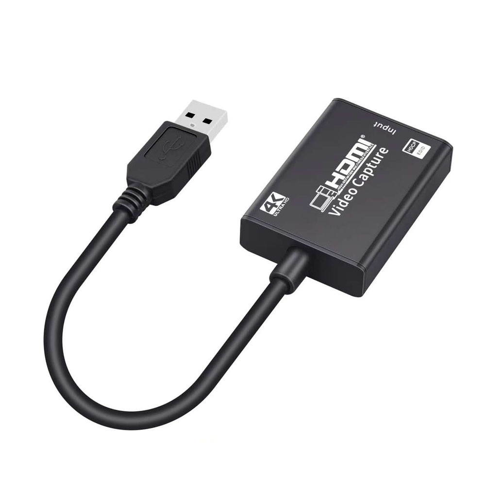 Game Video Capture Card 4K 1080P HDMI To USB 2.0 Live Streaming Online Teaching