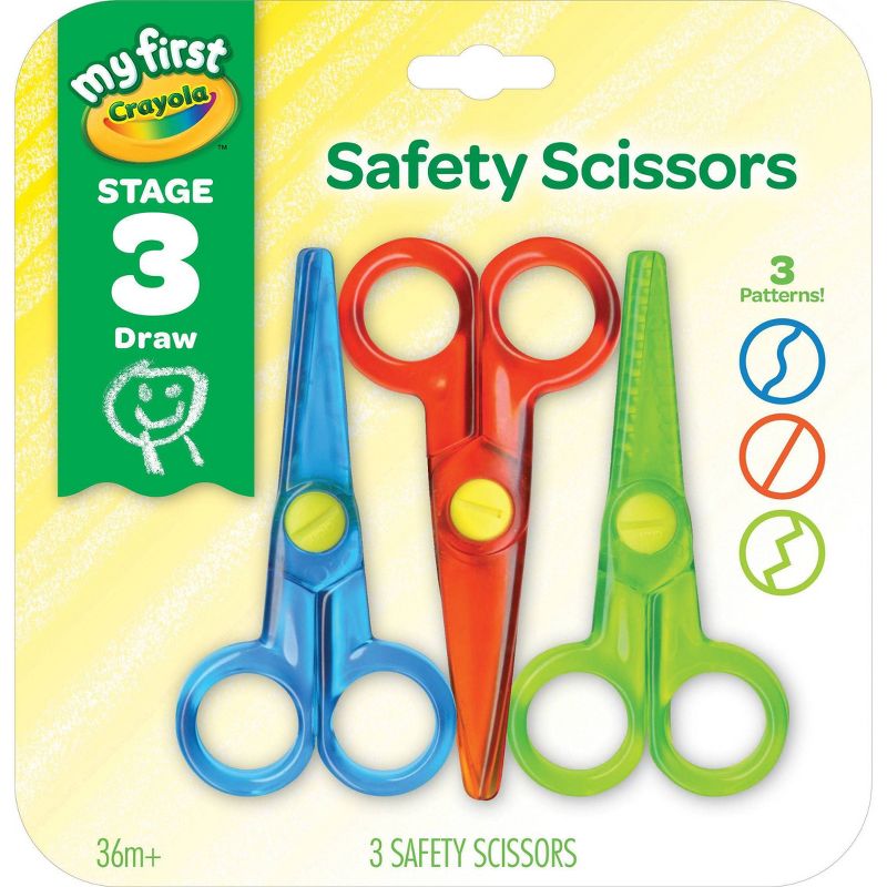 Crayola 3ct My First Safety Scissors