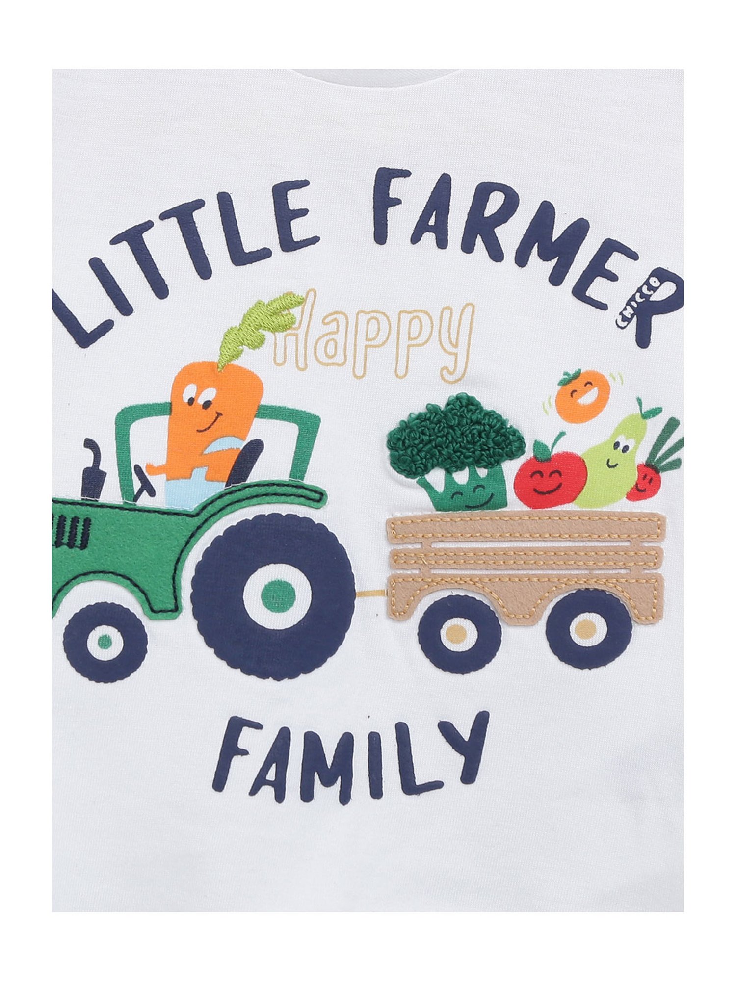 Chicco Kids White Printed T-Shirt