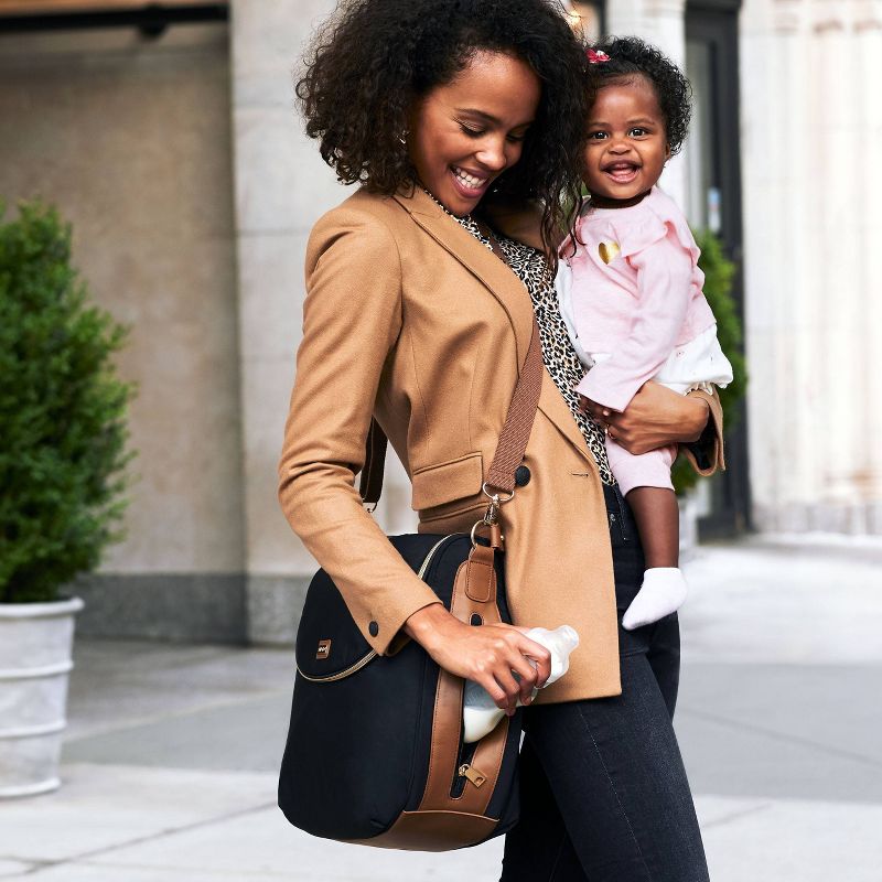 Skip Hop Diaper Bag Tote Curve Well-Rounded - Black