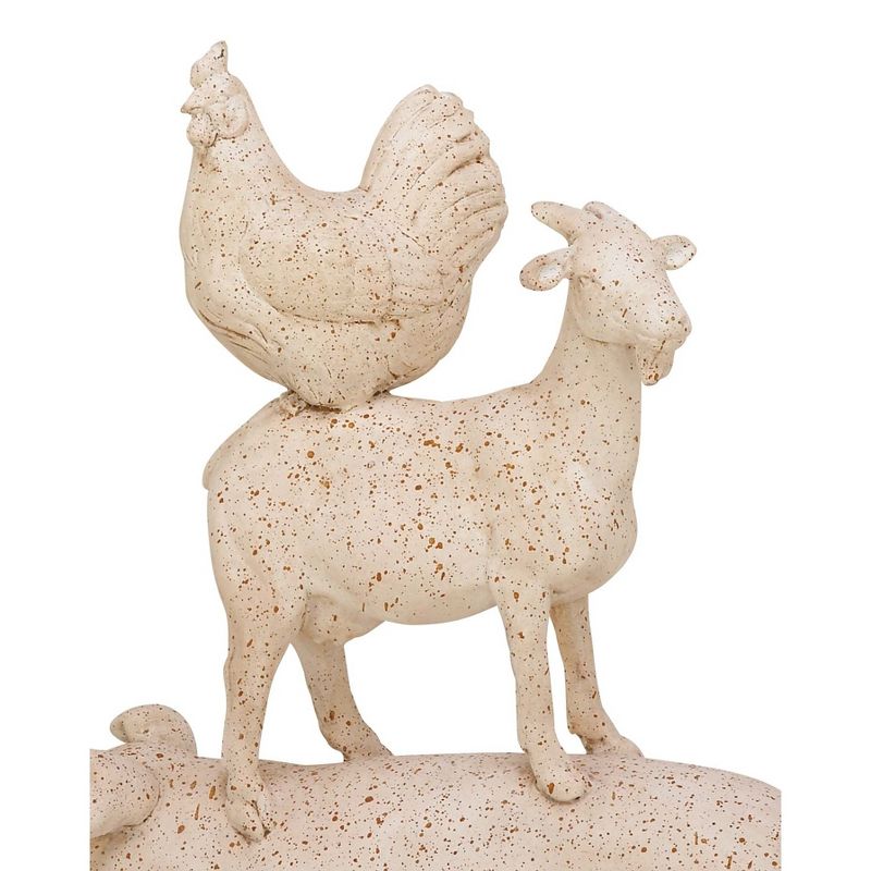 Decorative Farm Animal Set - White - Olivia & May