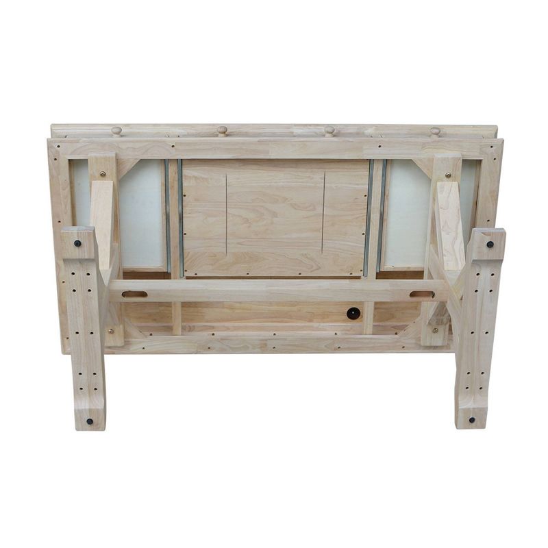 Executive Desk With Canyon Base Unfinished - International Concepts