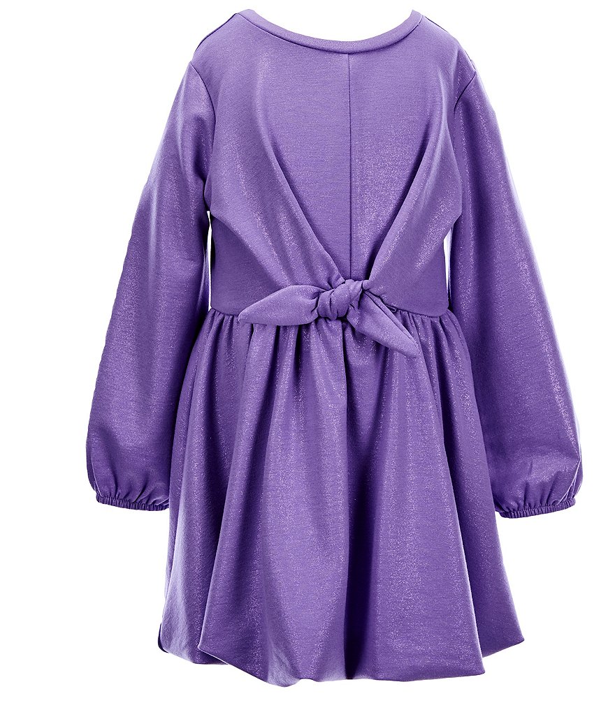 Habitual Little Girls 2T-6X Foiled Iridescent Bubble Dress