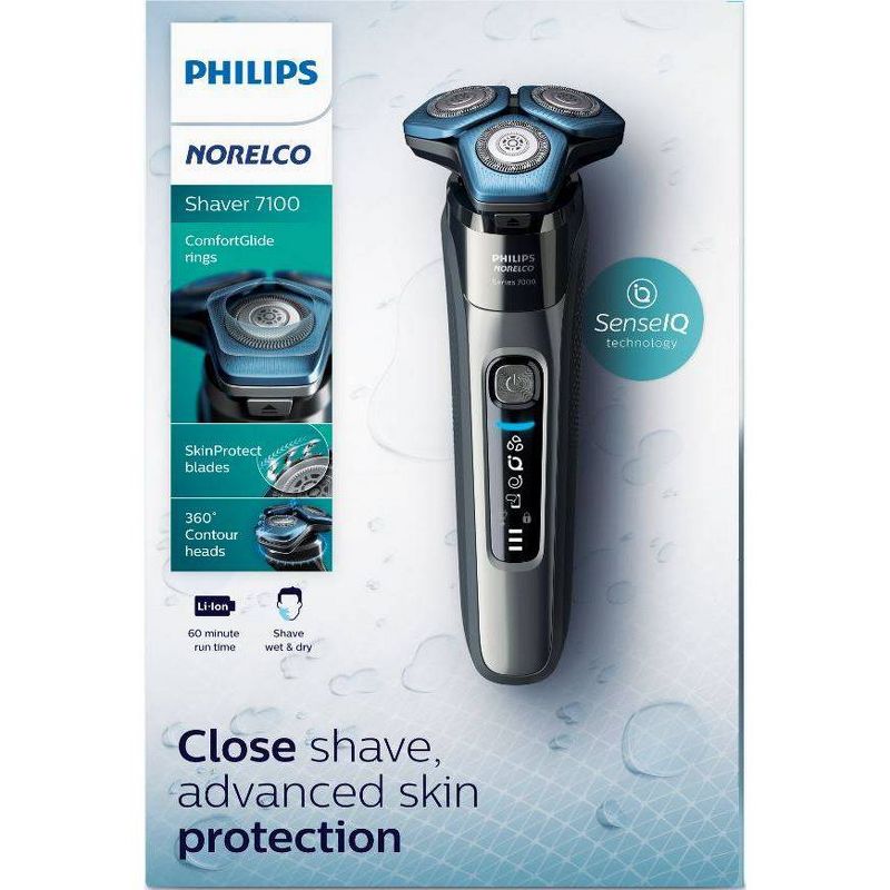 Philips Norelco Series 7100 Wet & Dry Men's Rechargeable Electric Shaver - S7788/82