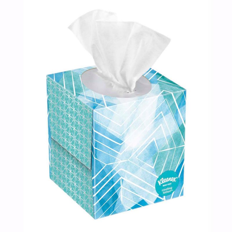 Kleenex Cooling Lotion Tissue Unscented Facial Tissues - 45ct