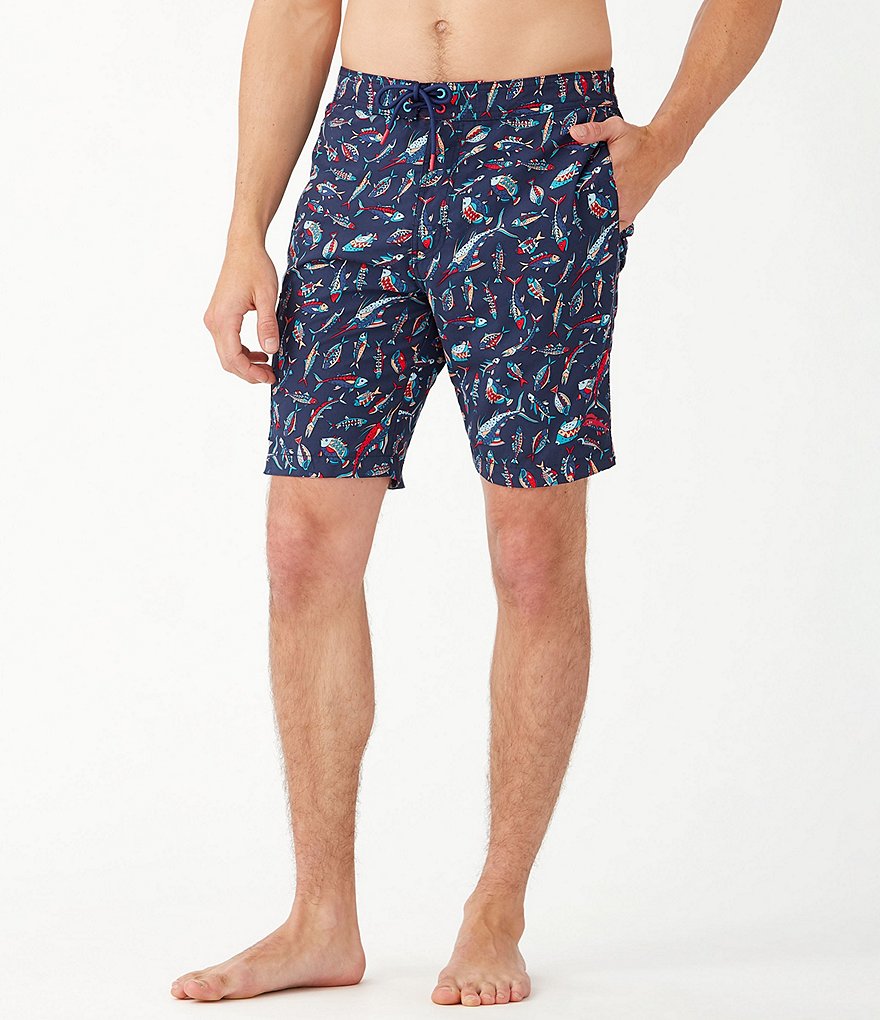 Polo Ralph Lauren Traveler Solid Blue 5 3/4#double; Inseam Swim Trunks