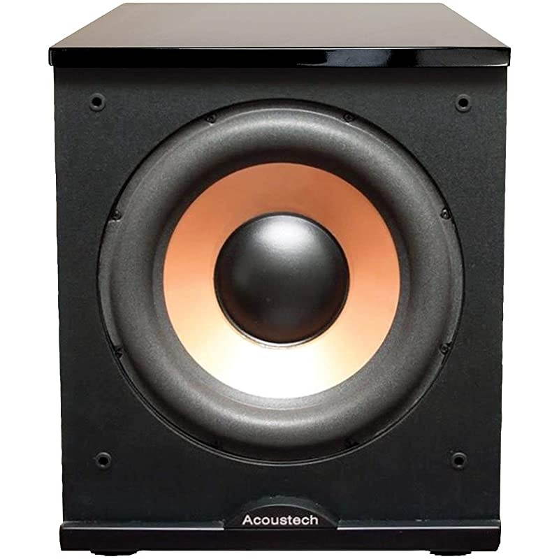 America H-100II 12-Inch 150 Watt Front Firing Powered Subwoofer, (Black)