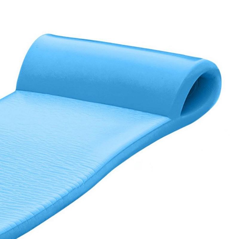 TRC Recreation Sunsation Foam Raft Lounger Pool Floats, Bahama Blue & White