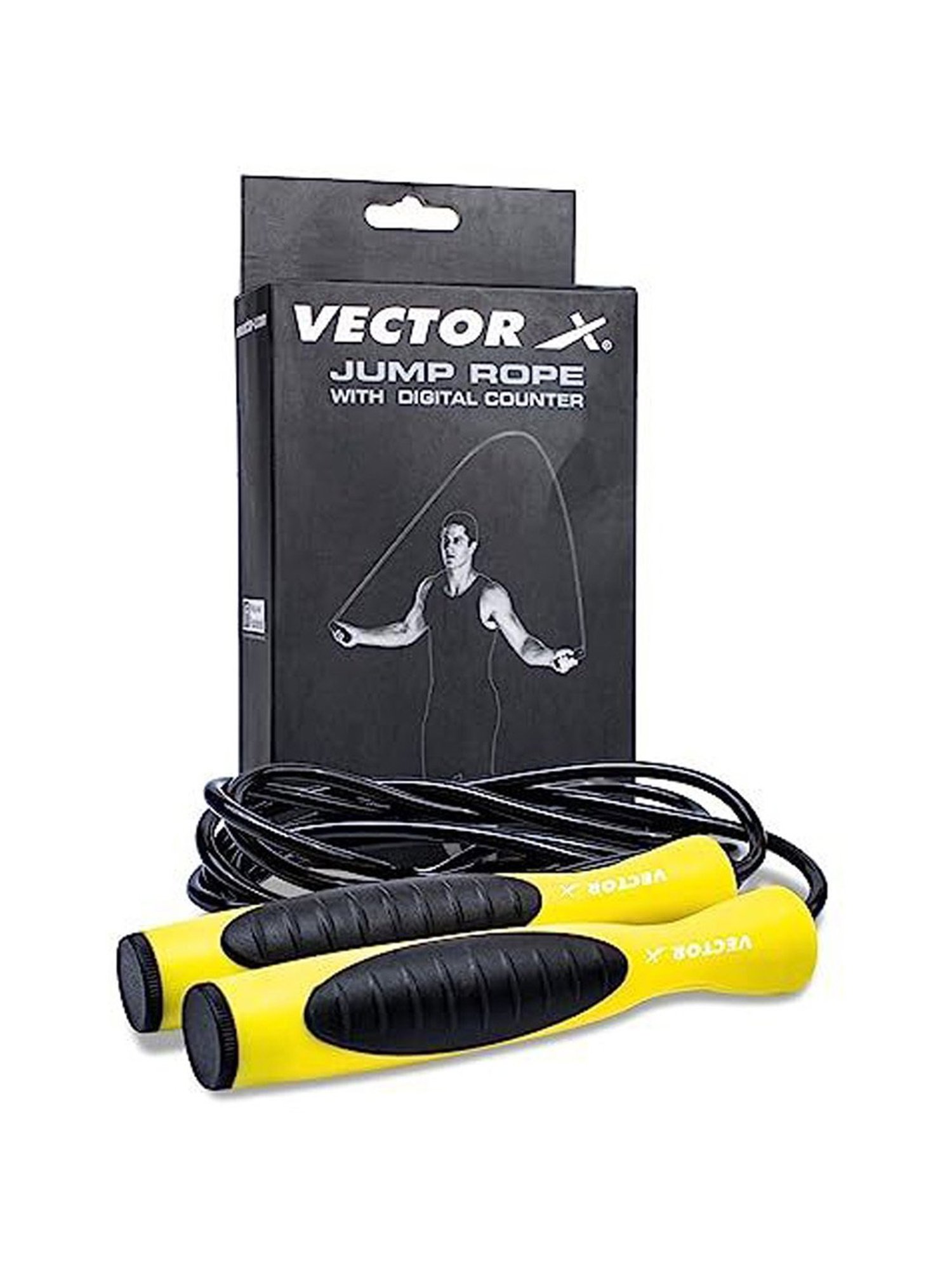 Vector X IR-97132 Skipping Rope (Yellow) Size - 300cm