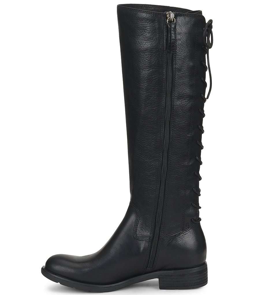 Sofft Sharnell II Waterproof Leather Lace-Up Back Tall Boots