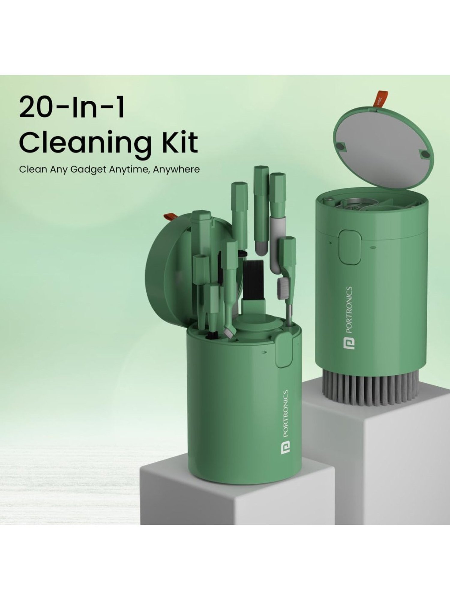 GRIPP 4 in 1 Professional Screen Cleaner Kit Includes Screen Cleanser Spray 150ml (Blue)