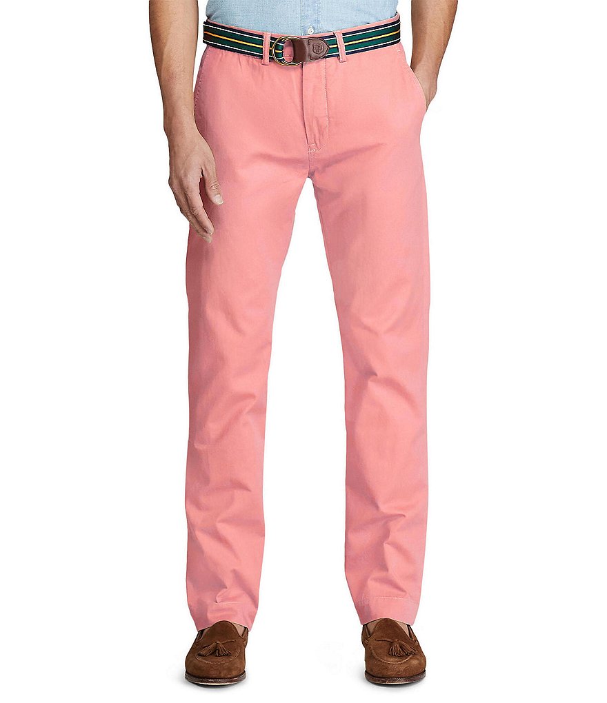 Polo Ralph Lauren Classic-Fit Flat-Front Bedford Chino Pants