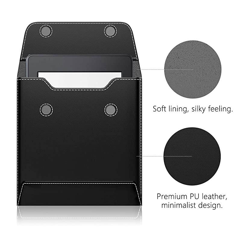 6" Sleeve Case Compatible with All New Kindle 10th Gen 2019/Kindle Paperwhite 2018, PU Leather Pouch Protective Bag Cover Fits Kindle Voyage/Oasis 6"/Kindle 8th Gen E-Reader - Light Brown