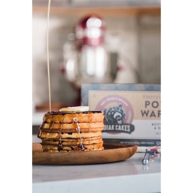 Kodiak Cakes Frozen Power Waffles Buttermilk & Vanilla -13.4oz/10ct