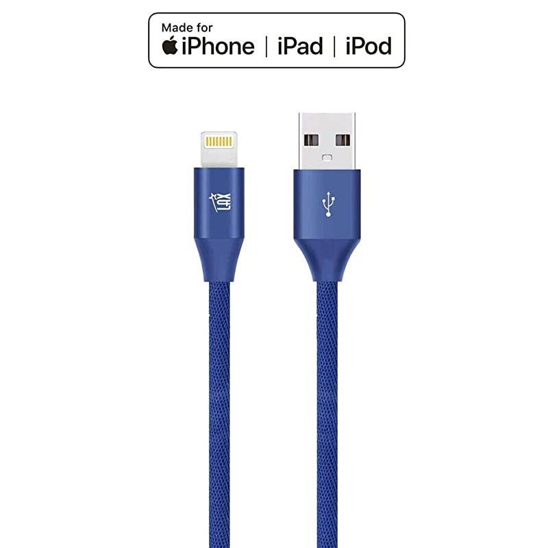 iPhone Charger Lightning Cable MFi Certified Durable Braided Apple Lightning USB Cord for iPhone 1111 Pro MaxXS MaxXiPad iPod More