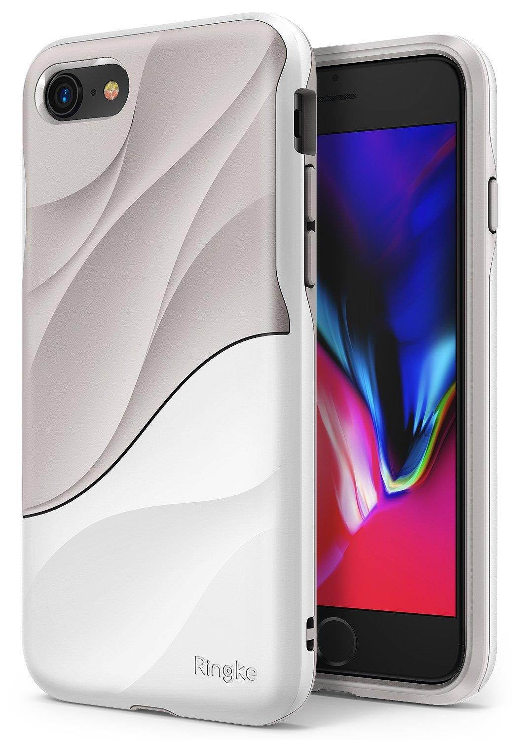 Apple iPhone 8 Case, Ringke [WAVE] Dual Layer Heavy Duty Shockproof PC TPU Protective Cover for iPhone 7 / iPhone 8 - Coastal Blue