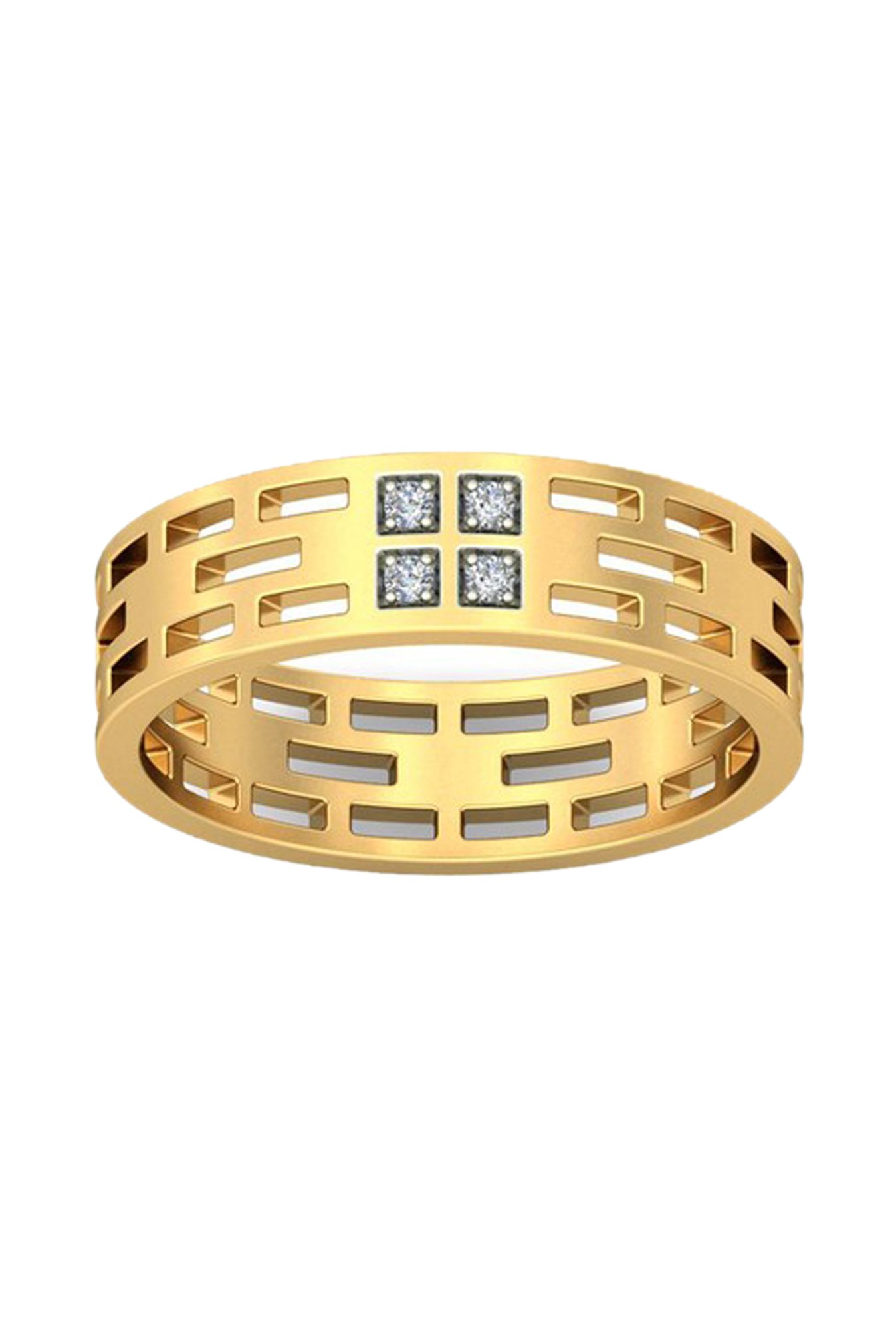 Sri Jagdamba Pearls Hunter 18 kt Gold & Diamond Ring