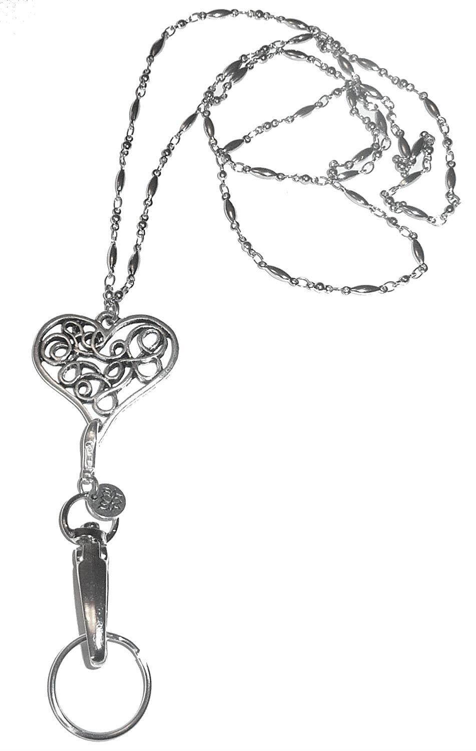 Hidden Hollow Beads Lanyard (Trendy Lanyard Heart)