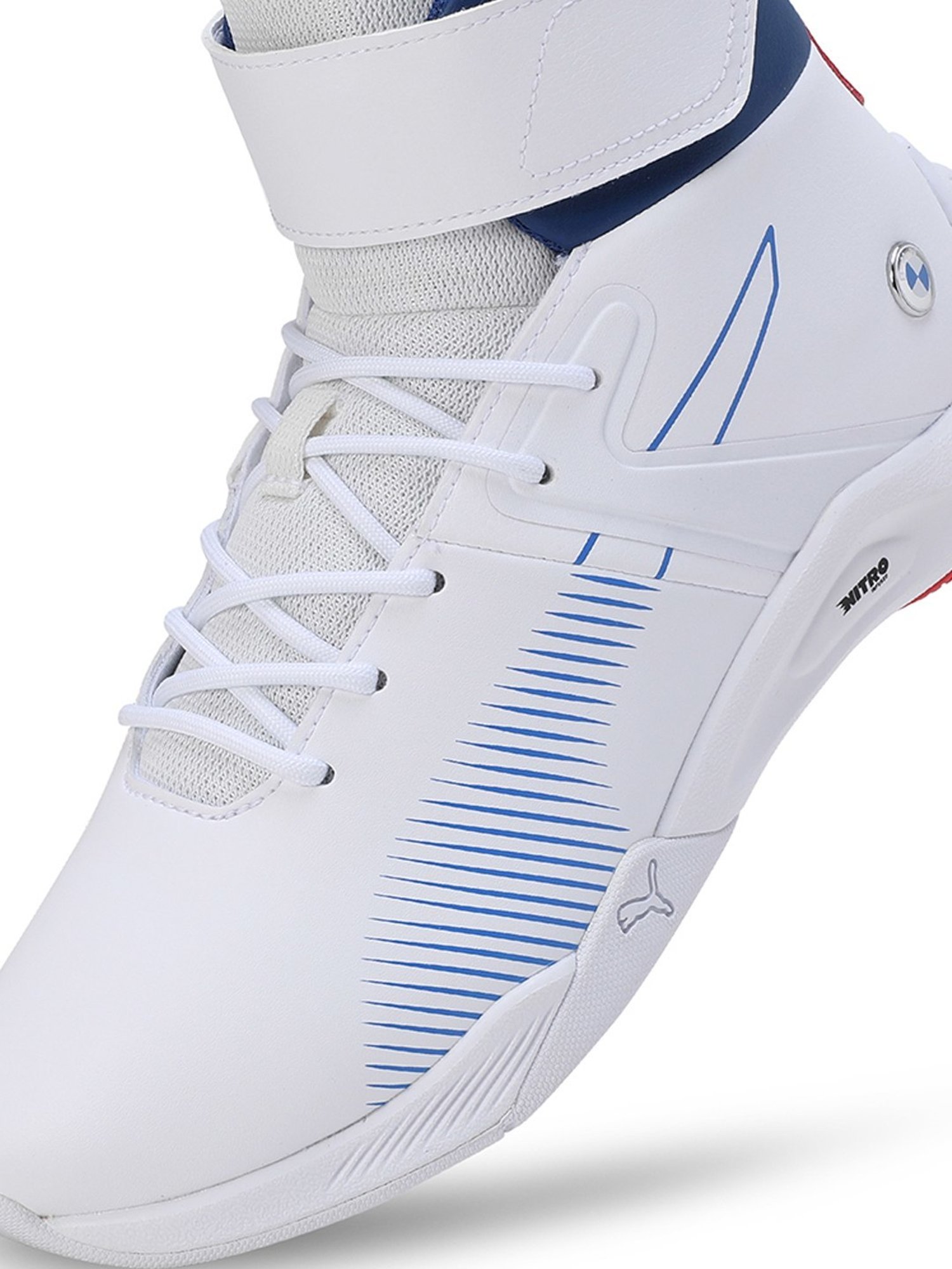 Puma Men's BMW M Motorsport A3rokart White Ankle High Sneakers