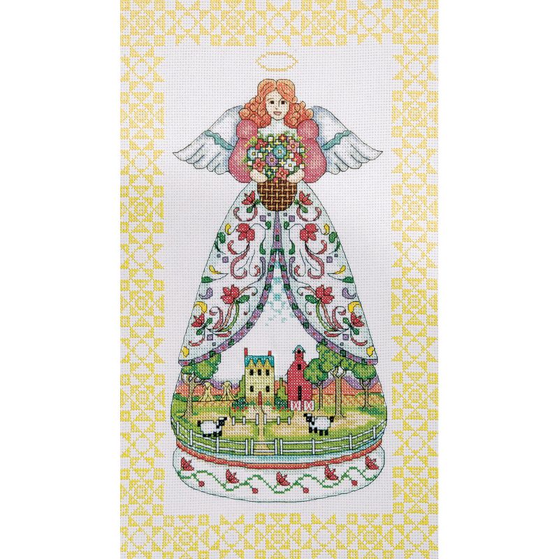 Design Works Counted Cross Stitch Kit 9"X15"-Summer Angel By Jim Shore (14 Count)