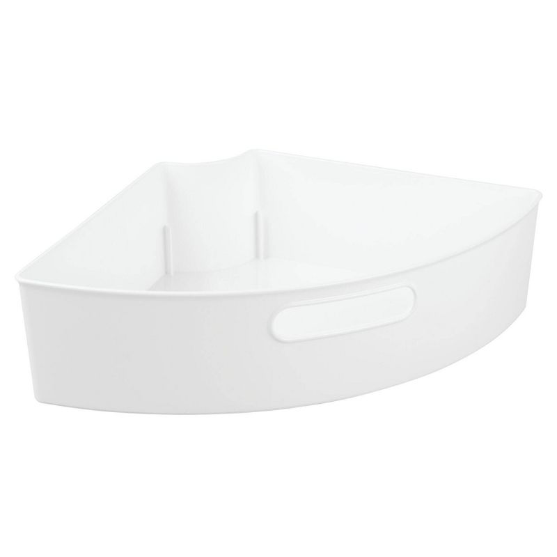 iDESIGN Kitchen Binz 1/4 Wedge Lazy Susan White