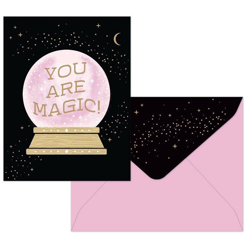 10ct Blank Note Cards Crystal Ball