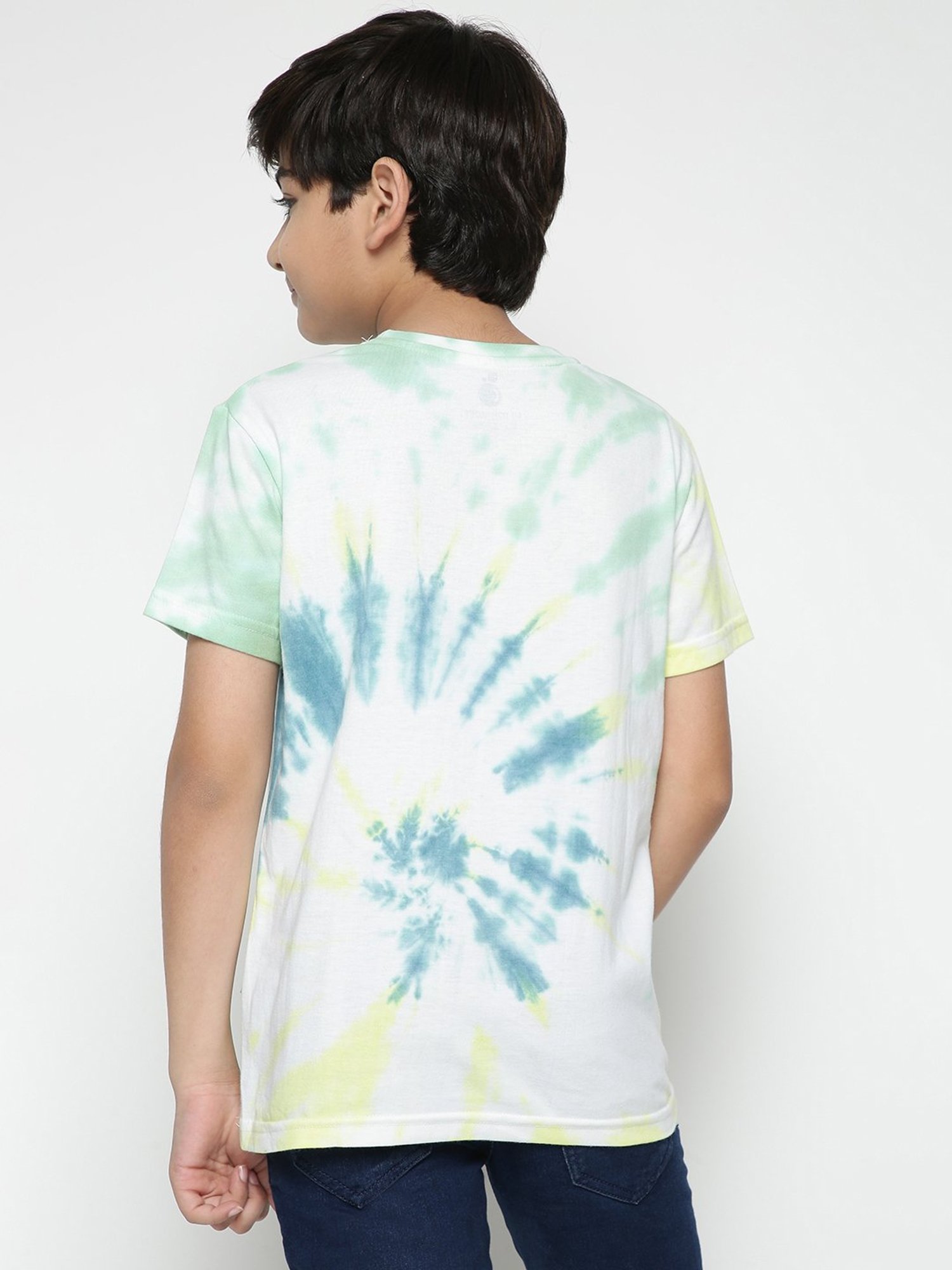 Lil Tomatoes Kids Multicolor Tie Dye T-Shirt