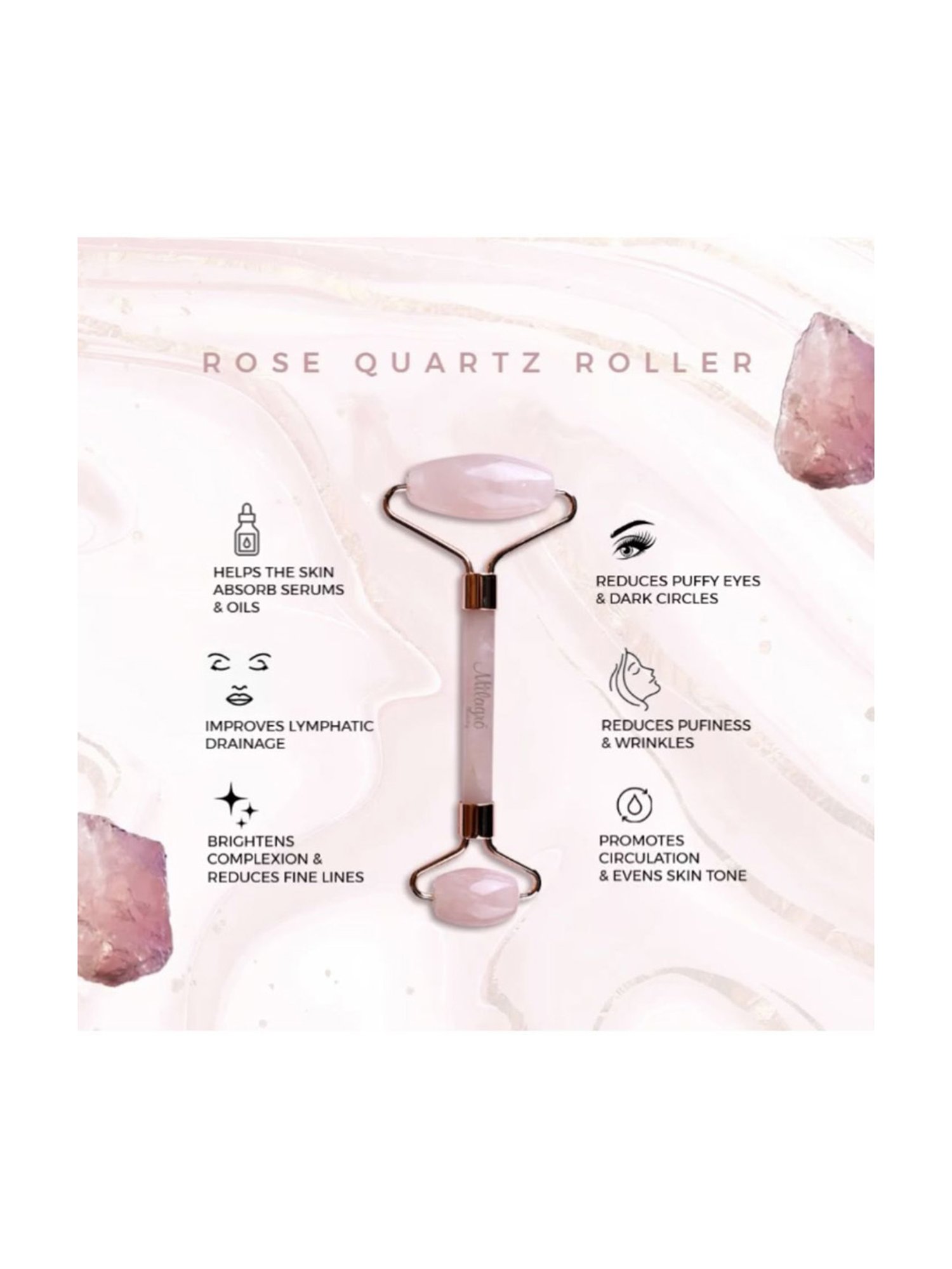 House of Beauty Pink Ice Roller - 187 gm