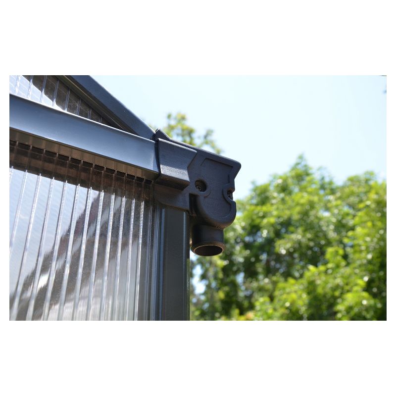 8' X 8' Glory Greenhouse - Gray - Palram