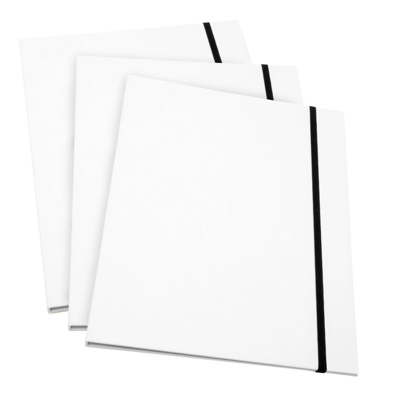 Paul 3pk Letter Size Classification Folders White - Bigso Box of Sweden