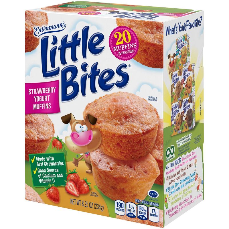 Entenmann's Little Bites Strawberry Yogurt Muffins - 8.25oz