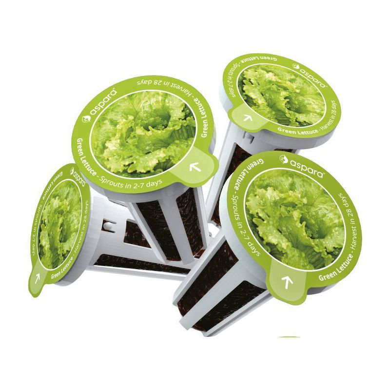 Aspara KLS0001 8 Capsule Seed Kit - Green Lettuce