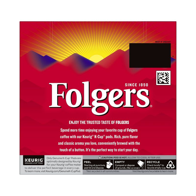 Folgers Classic Medium Roast Coffee - Keurig K-Cup Pods - 48ct