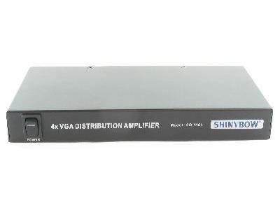 Shinybow - Sb-1104g - 1x4 Vga(rgbhv) Amplifier Splitter
