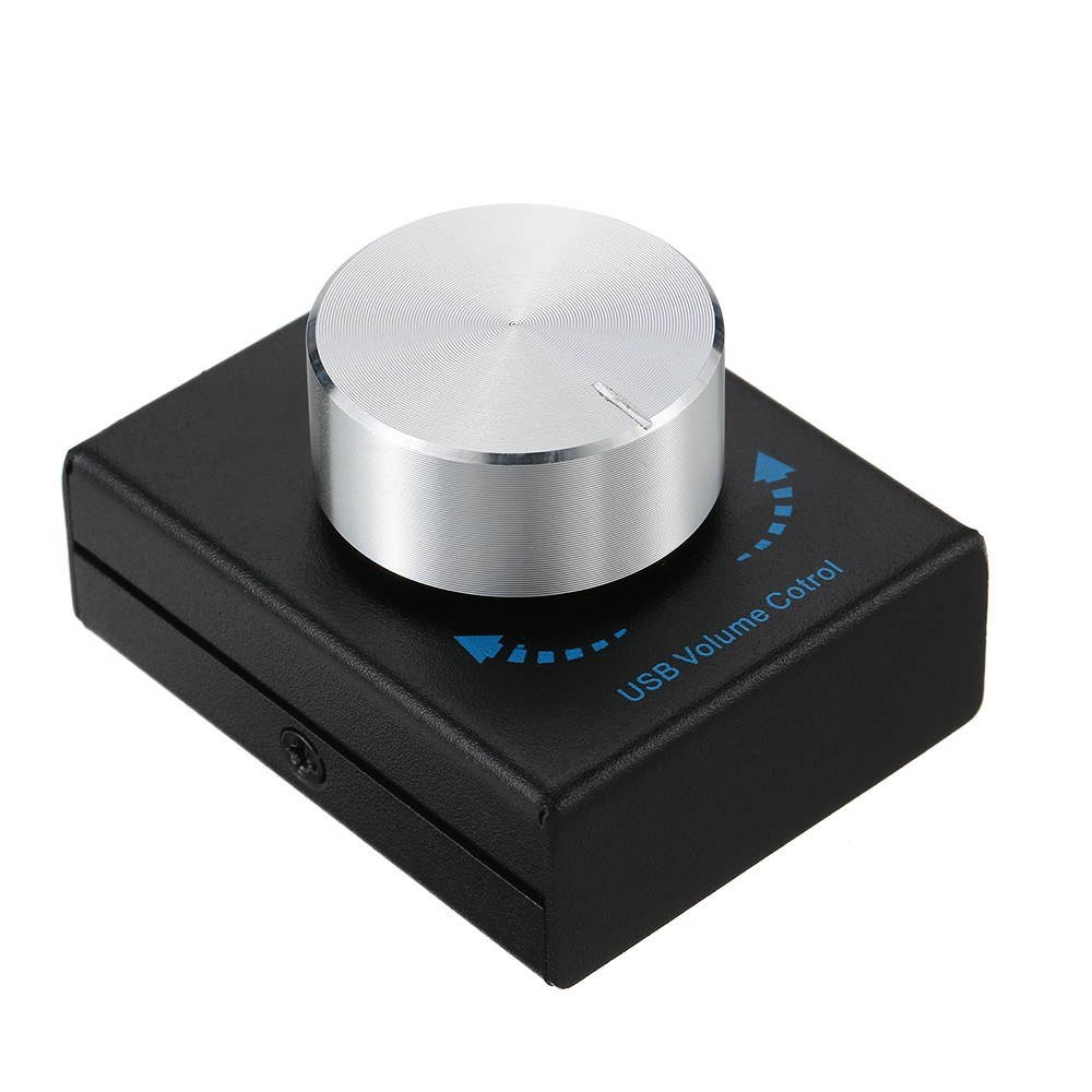 USB Volume Control Computer Speaker Audio Volume Controller Adjuster with One Key Mute Function