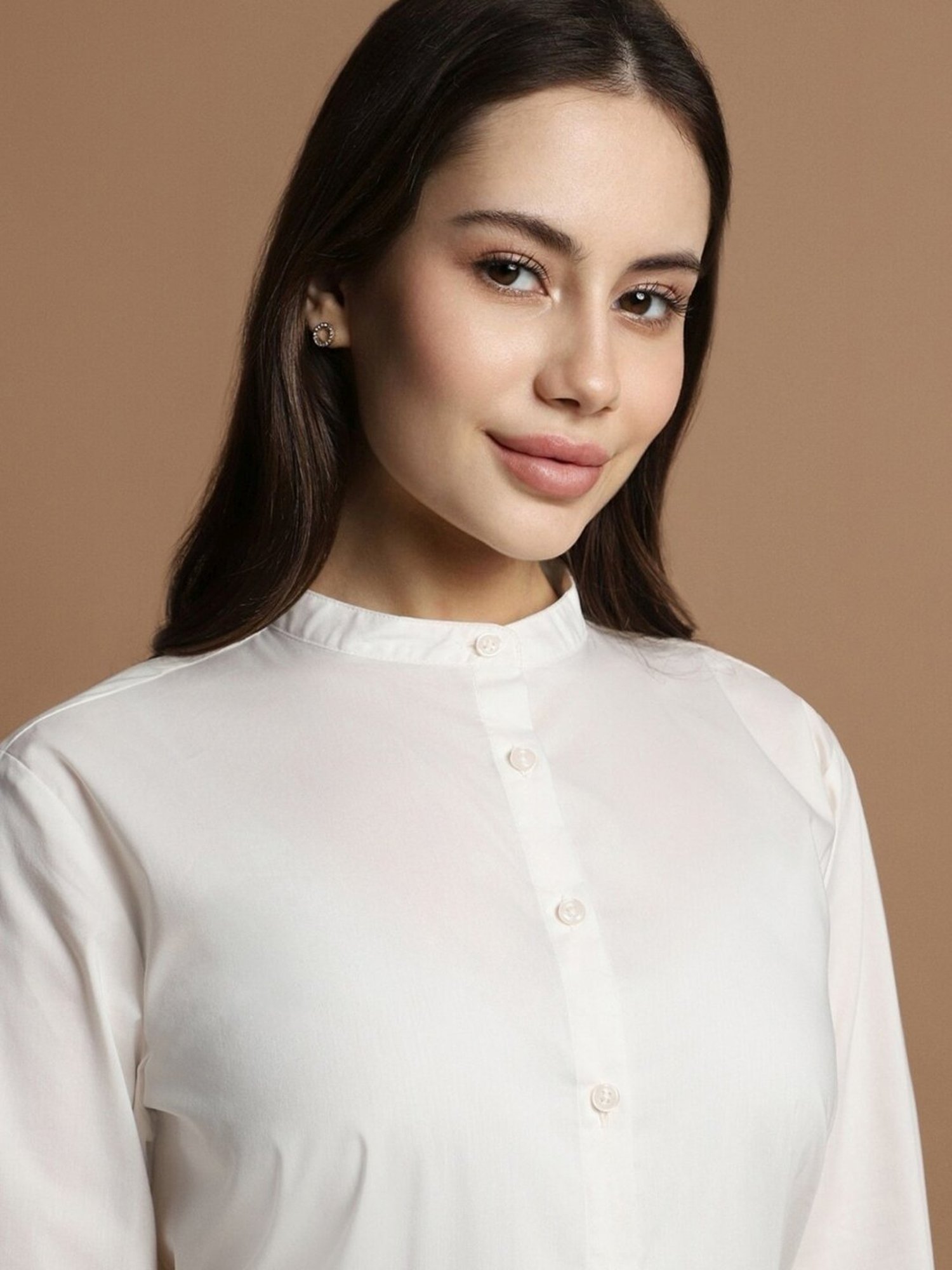 Allen Solly White Regular Fit Formal Shirt