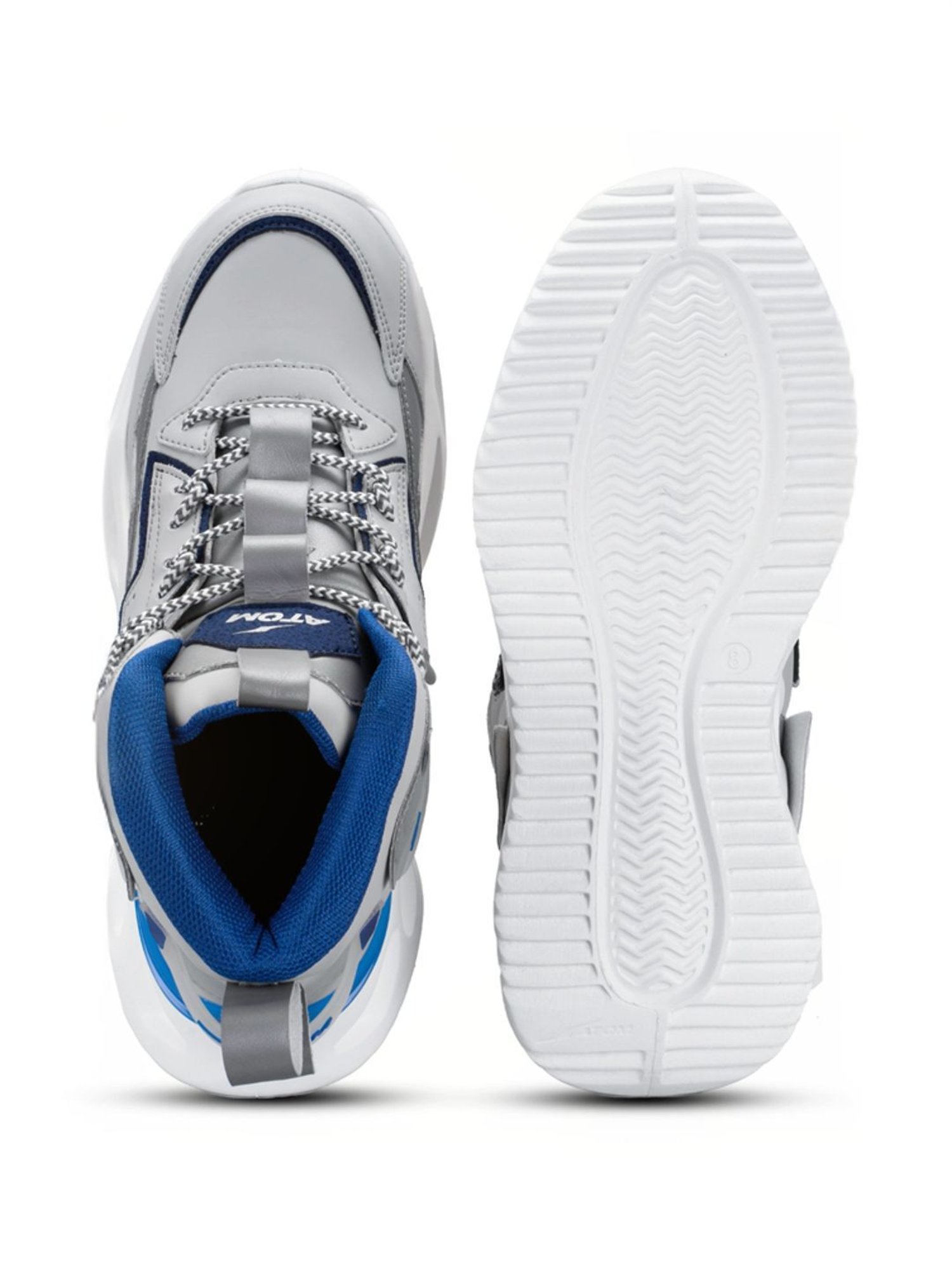 Atom Men's Chroma Kick Grey Running Shoes