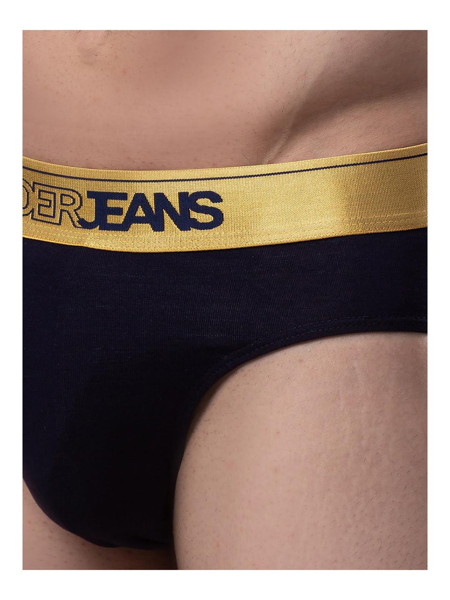 UnderJeans by Spykar Navy Briefs - Pack of 2