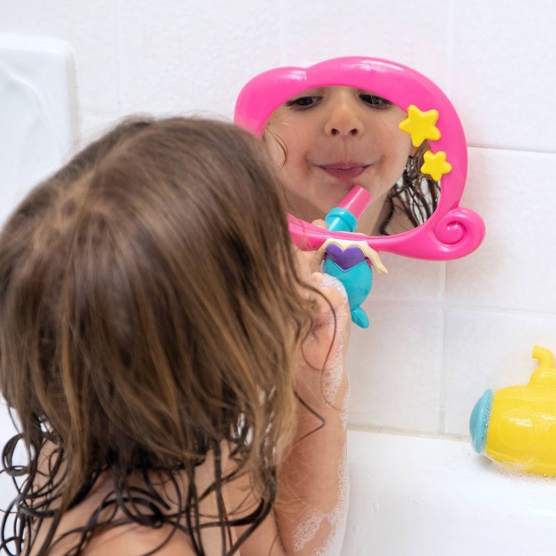 Nuby Mirror Bath Toy Set - Mermaid