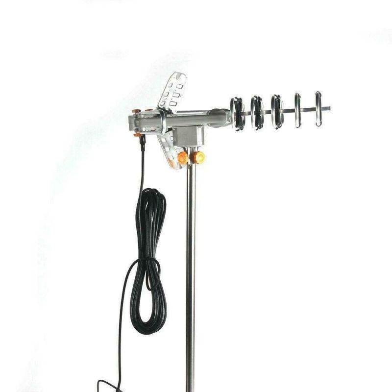 Leadzm 1080P TA-102G Outdoor Amplified HD TV Antenna High Gain 36dB UHF/VHF/FM