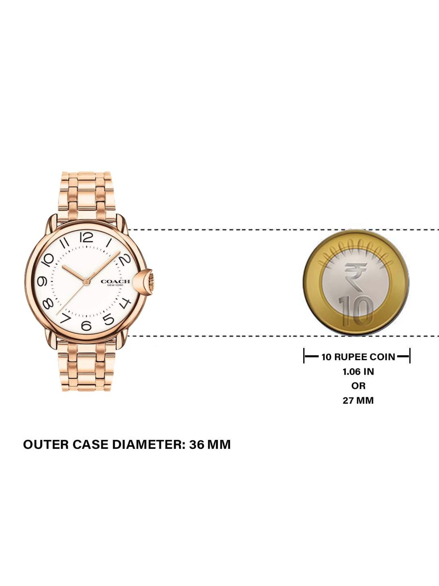 Coach CO14503598W Analog Watch for Women