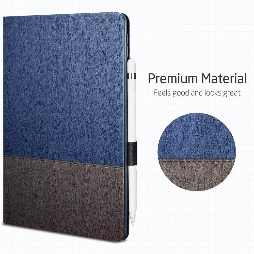 ESR Case for iPad Air 3 Case with Pencil Holder, Book Cover Design Multi-Angle Viewing Stand,Smart Cover Auto Sleep/Wake Urban Premium Folio Case Specially Designed for iPad Air 3 10.5 2019,Knight