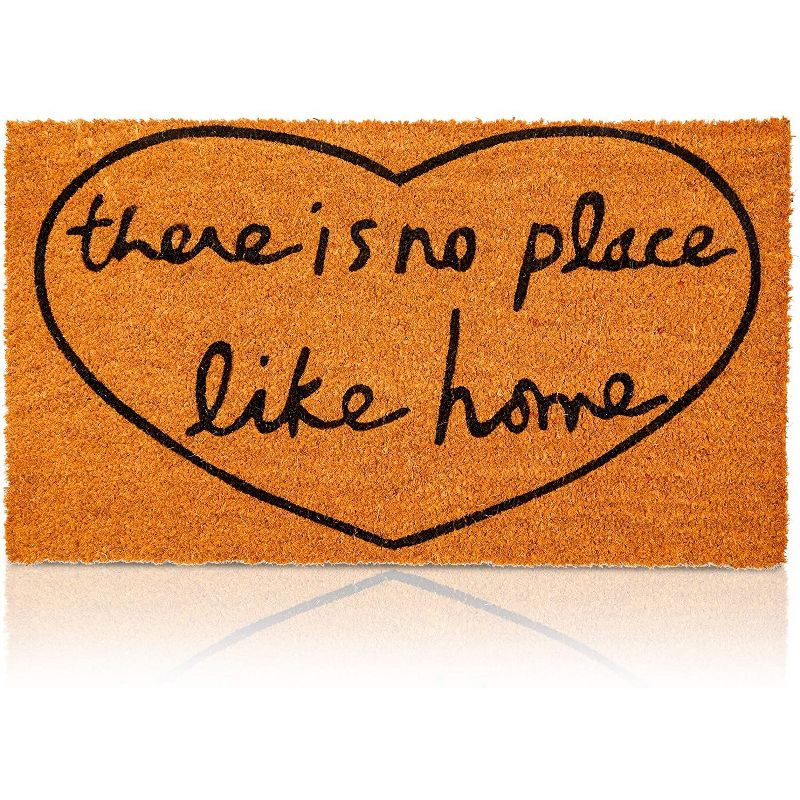 1'6"x2'6" Small Hello Door Mat Black - Threshold™