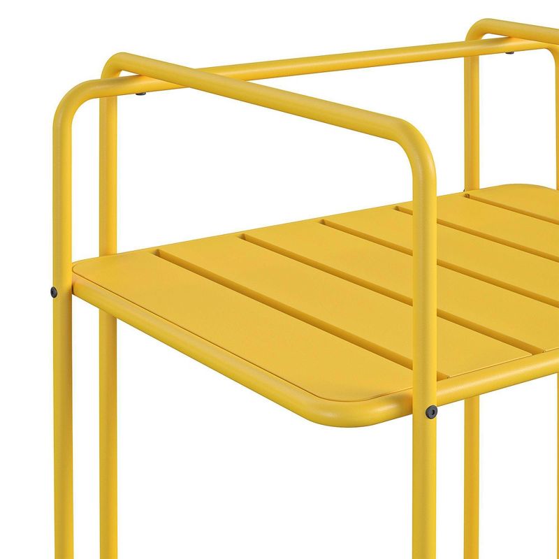 Penelope Outdoor/Indoor Cart - Yellow -  Novogratz