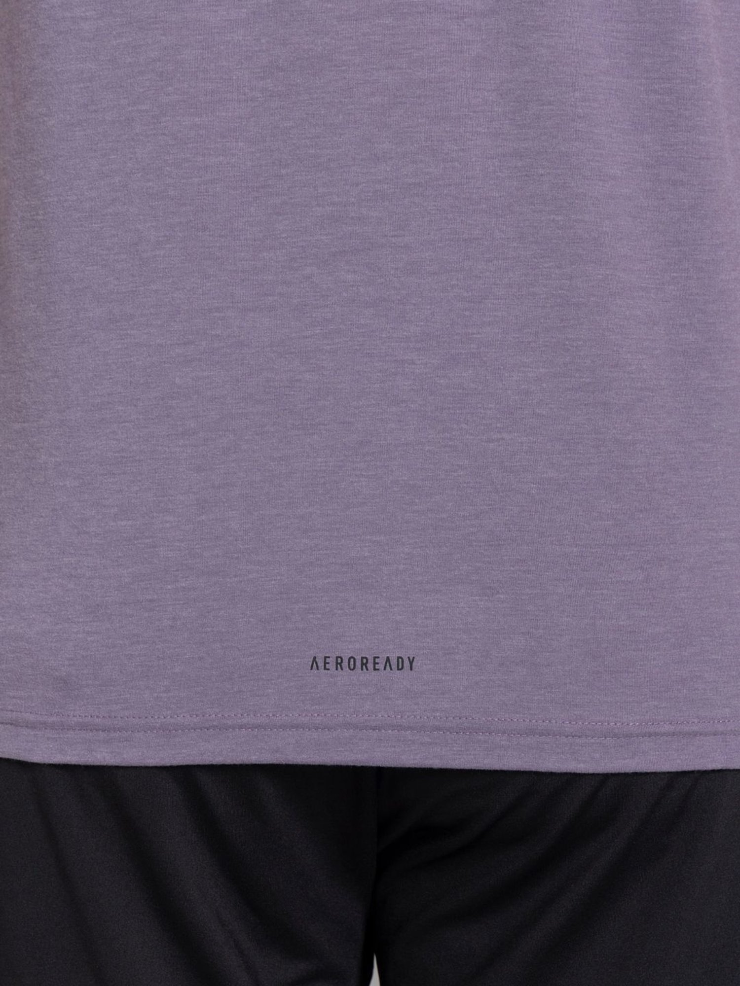 Adidas Purple Slim Fit Printed Sports T-Shirt