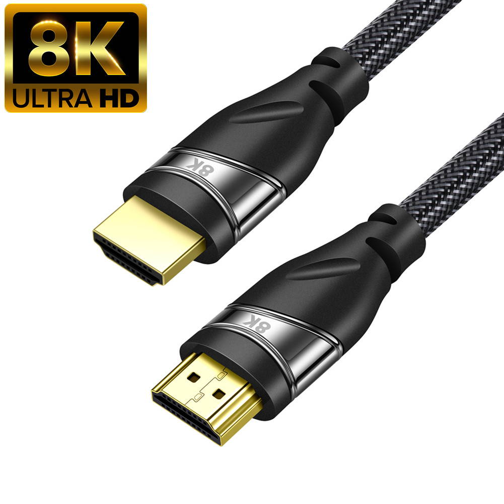 CableDeconn 8K HDMI Copper Cord Real UHD HDR 8K 48Gbps,8K@60Hz 4K@120Hz Support HDCP 3D HDMI Cable for PS4 SetTop Box HDTVs Projectors 5m 16.5ft.