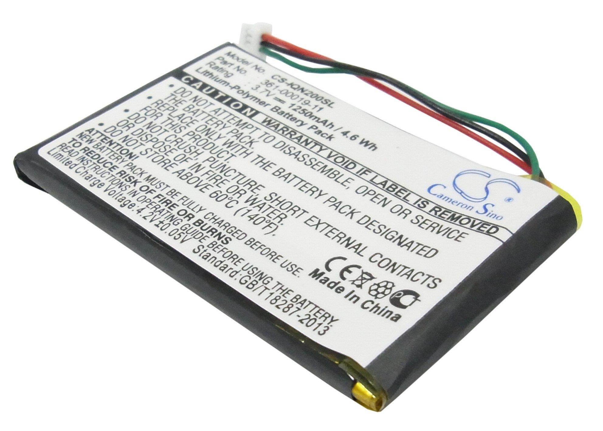 1250mAh Battery For GARMIN Nuvi 255W, Nuvi 255WT, Nuvi 260, Nuvi 260W, Nuvi 260WT,