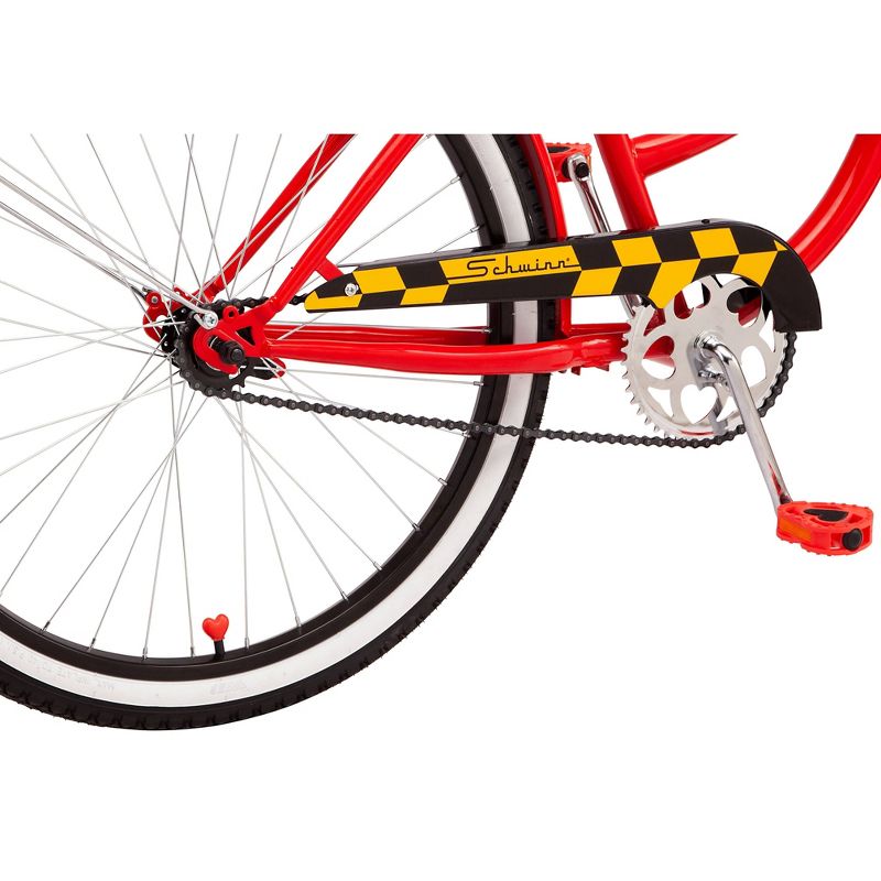 Disney Women's Queen of Hearts 26" Cruiser Bike - Red/Black