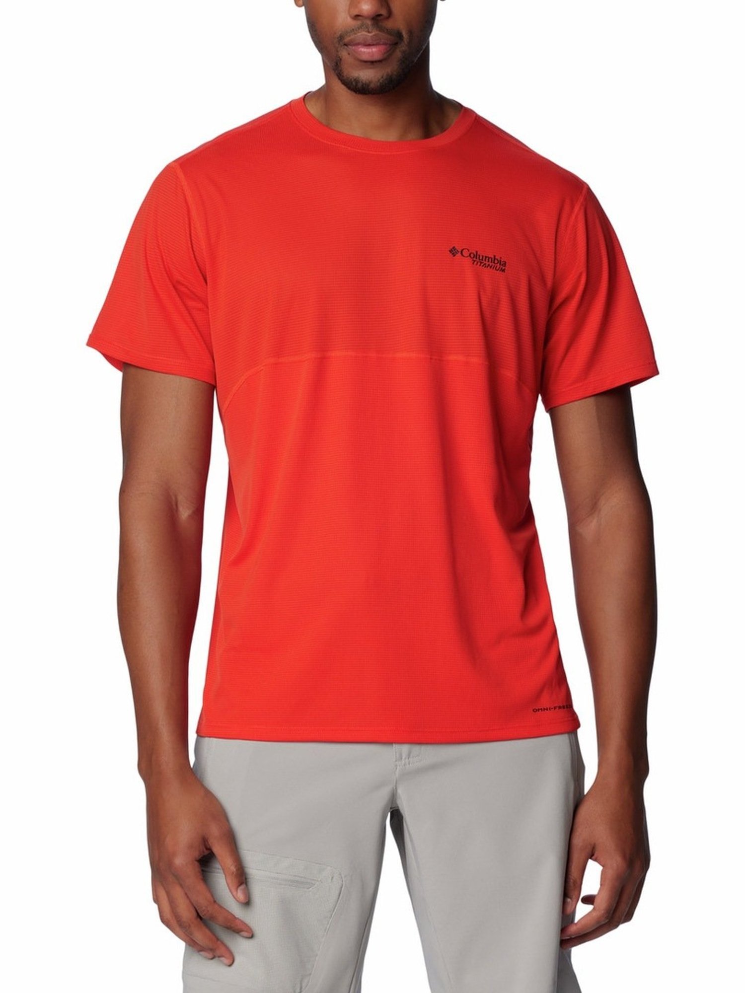 Columbia Orange Regular Fit T-Shirt